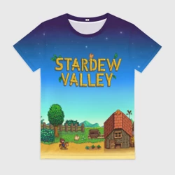 Женская футболка 3D Мой дом в Stardew Valley