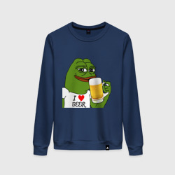 Женский свитшот хлопок Drink Pepe