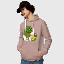 Мужская толстовка хлопок Drink Pepe - фото 2