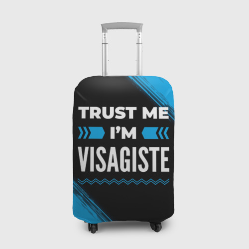 Чехол для чемодана 3D Trust me I'm visagiste Dark, цвет 3D печать