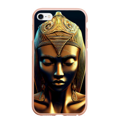 Нейросеть - золотая статуя египетской царицы – Чехол для iPhone 6Plus/6S Plus матовый с принтом купить