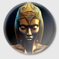 Значок Нейросеть - золотая статуя египетской царицы