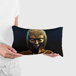 Подушка 3D антистресс Нейросеть - золотая статуя египетской царицы - фото 2