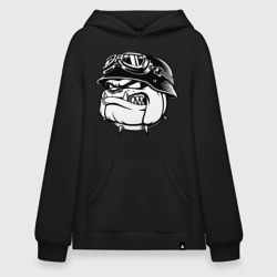 Худи SuperOversize хлопок Evil bulldog head