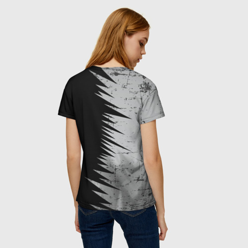 Женская футболка 3D Теневой зайка, цвет 3D печать - фото 4