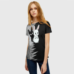 Женская футболка 3D Теневой зайка - фото 2