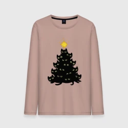 Мужской лонгслив хлопок Котоёлка