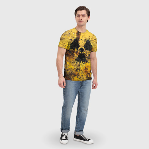 Мужская футболка 3D Rusty radiation, цвет 3D печать - фото 5