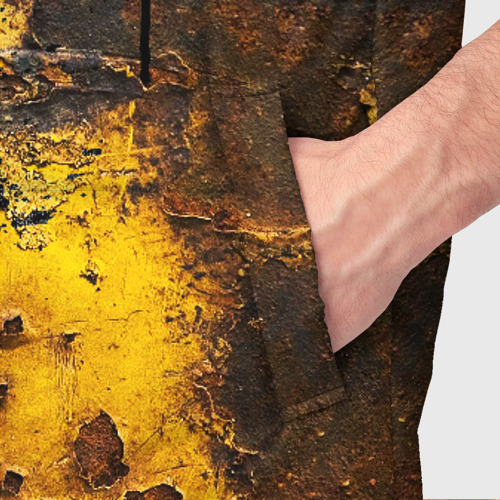 Мужской жилет утепленный 3D Rusty radiation, цвет черный - фото 6