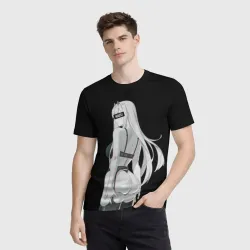 Мужская футболка 3D Waifu Zero Two sexy nude - фото 2