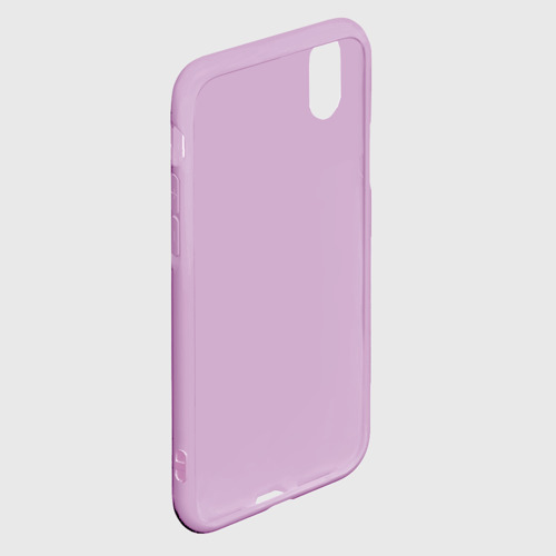Чехол для iPhone XS Max матовый Waifu Zero Two sexy nude, цвет сиреневый - фото 4