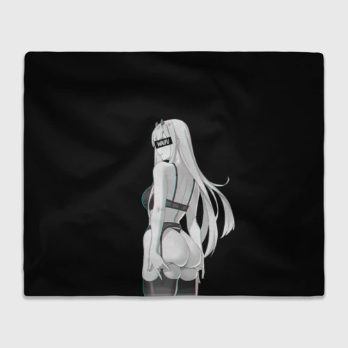 Плед 3D Waifu Zero Two sexy nude
