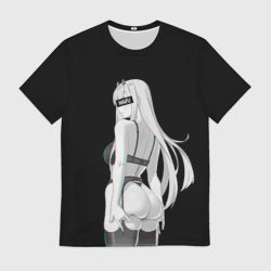 Мужская футболка 3D Waifu Zero Two sexy nude
