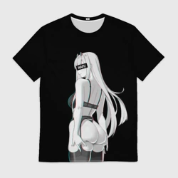 Мужская футболка 3D Waifu Zero Two sexy nude