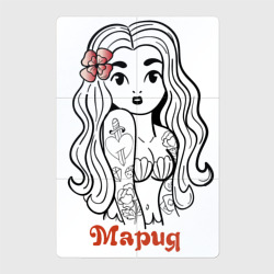 Магнитный плакат 2Х3 Мария - девчонка в татухах