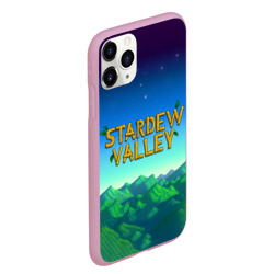 Чехол для iPhone 11 Pro Max матовый Горы Stardew Valley - фото 2