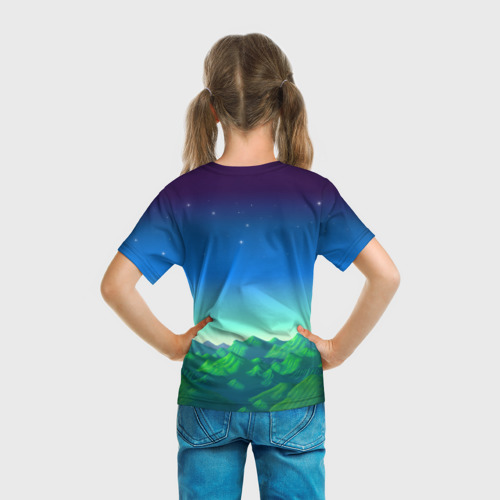 Детская футболка 3D Горы Stardew Valley - фото 6