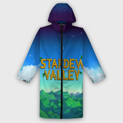 Мужской дождевик 3D Горы Stardew Valley