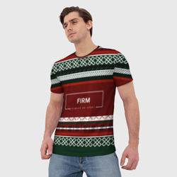 Мужская футболка 3D Firm как красный свитер из 90х - фото 2