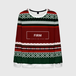 Firm как красный свитер из 90х – Свитшот с принтом купить со скидкой в -35%