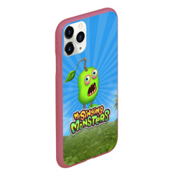 Чехол для iPhone 11 Pro Max матовый My Singin Monsters - Зерномех - фото 2