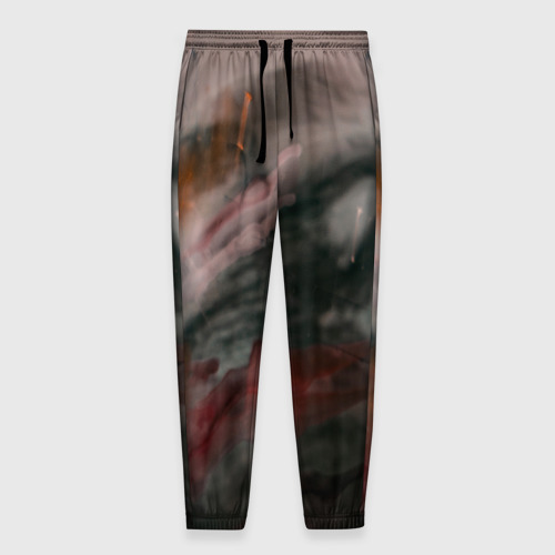 Мужские брюки 3D с принтом Темнота, Тени и краски, вид спереди #2