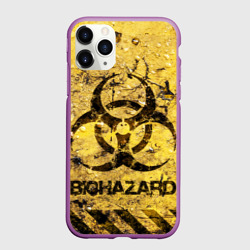 Чехол для iPhone 11 Pro матовый Danger Biohazard