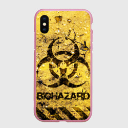 Чехол для iPhone XS Max матовый Danger Biohazard