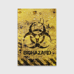 Обложка для паспорта матовая кожа Danger Biohazard