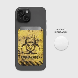 Картхолдер Magsafe магнитный Danger Biohazard - фото 2