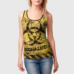 Женская майка 3D Danger Biohazard - фото 2