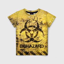 Детская футболка 3D Danger Biohazard
