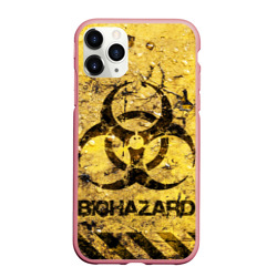 Чехол для iPhone 11 Pro Max матовый Danger Biohazard