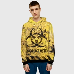 Мужская толстовка 3D Danger Biohazard - фото 2