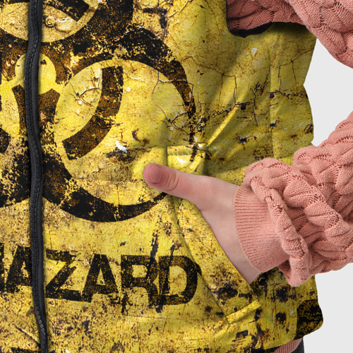 Детский жилет утепленный 3D Danger Biohazard, цвет черный - фото 6