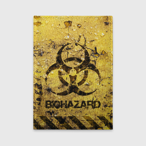 Обложка для автодокументов Danger Biohazard, цвет оранжевый