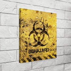 Холст квадратный Danger Biohazard - фото 2