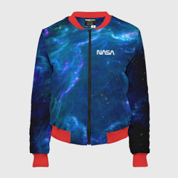 Женский бомбер 3D Бескрайний космос - NASA