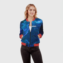 Женский бомбер 3D Бескрайний космос - NASA - фото 2