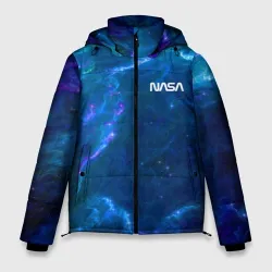 Мужская зимняя куртка 3D Бескрайний космос - NASA