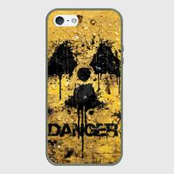 Чехол для iPhone 5/5S матовый Danger radiation