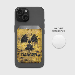 Картхолдер Magsafe магнитный Danger radiation - фото 2