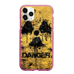 Чехол для iPhone 11 Pro Max матовый Danger radiation