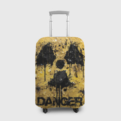 Чехол для чемодана 3D Danger radiation