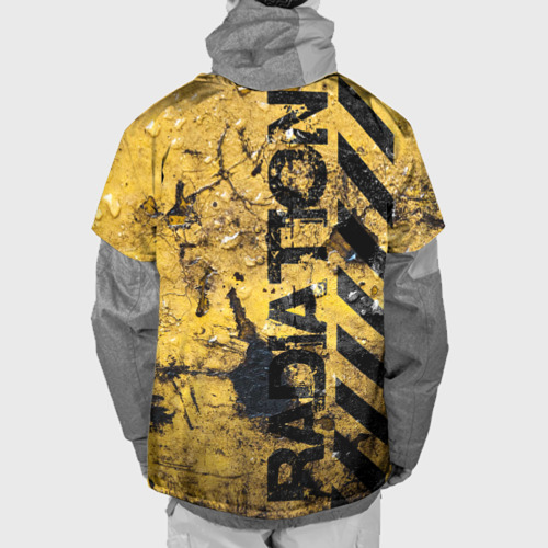 Накидка на куртку 3D Danger radiation, цвет 3D печать - фото 2
