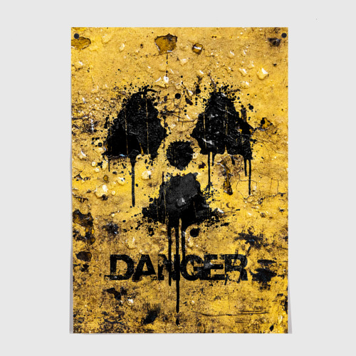 Постер Danger radiation