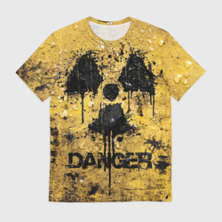 Мужская футболка 3D Danger radiation
