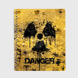 Тетрадь Danger radiation