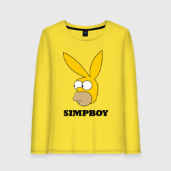 Женский лонгслив хлопок Simpboy - rabbit Homer