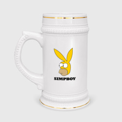 Кружка пивная Simpboy - rabbit Homer